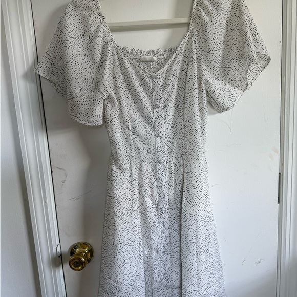 Sienna Sky White and Black Mini Dress - Picture 1 of 4
